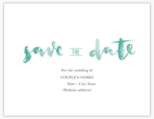 A watercolor type save the date white gray design for Nautical