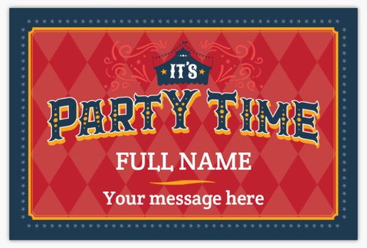 Design Preview for Theme Party Lawn Signs Templates, 12" x 18" Horizontal