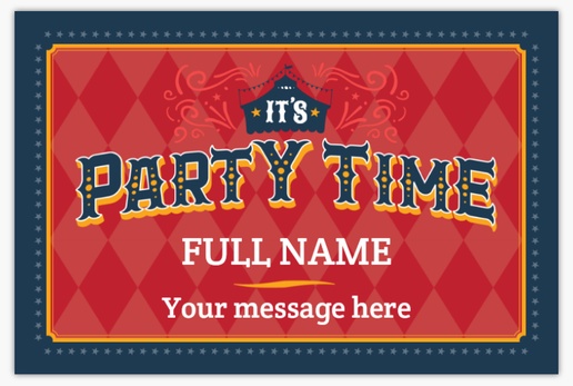 Design Preview for Theme Party Lawn Signs Templates, 18" x 27" Horizontal