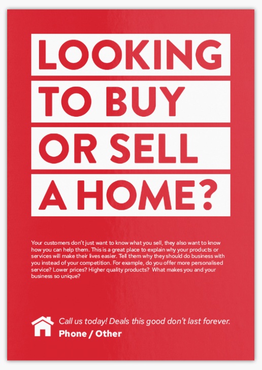 Design Preview for Design Gallery: Property & Estate Agents Postcards, A5 (148 x 210 mm)