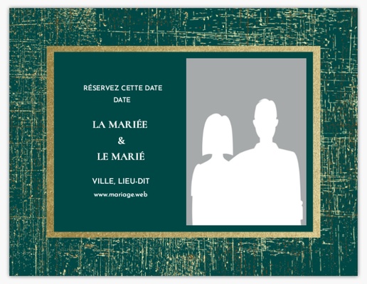 Aperçu du graphisme pour Galerie de modèles : Cartes « save the date », 13,9 x 10,7 cm