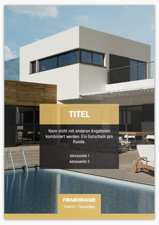 Designvorschau für Designgalerie: Postkarten Immobilien-Entwicklung, A5 (148 x 210 mm)