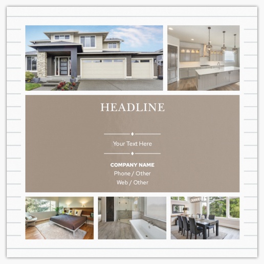Design Preview for Design Gallery: Home Staging Postcards, 148 x 148 mm