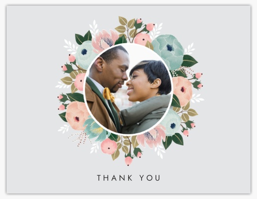 Design Preview for  Custom Thank You Cards Templates, Flat 5.5" x 4"