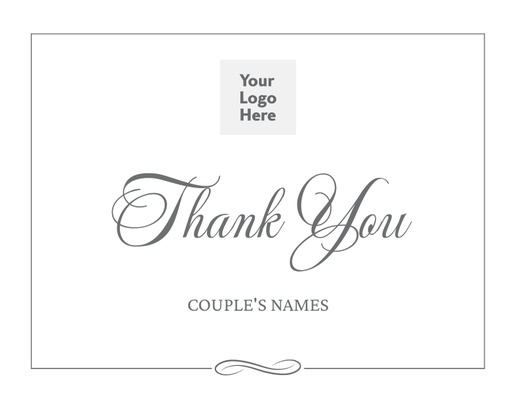 Design Preview for Personalized Funeral Thank You Cards, Flat 5.5" x 4"