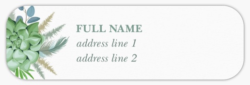 Design Preview for Agriculture & Farming Return Address Labels Templates, White Paper