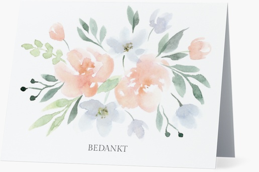 Voorvertoning ontwerp voor Ontwerpgalerij: Bloemen Notitiekaarten, Gevouwen 13,9 x 10,7 cm