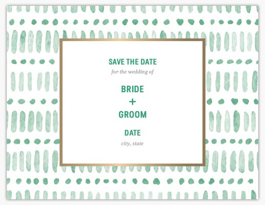 Design Preview for Patterns & Textures Save the Date Cards Templates, 5.5" x 4"