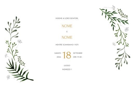 Anteprima design per Galleria di design: partecipazioni di matrimonio per autunno, Piatto 18.2 x 11.7 cm
