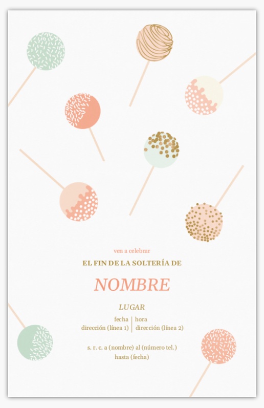 Vista previa del diseño de Galería de diseños de tarjetas e invitaciones para eventos de boda, Plano 18,2 x 11,7 cm