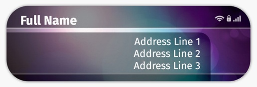 Design Preview for Mobile Devices & Telecommunication Return Address Labels Templates, White Paper