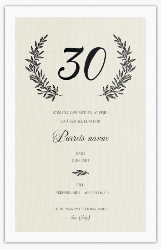 Forhåndsvisning af design for Designgalleri: Rustik Invitationer og kort, Enkeltsidet 18.2 x 11.7 cm