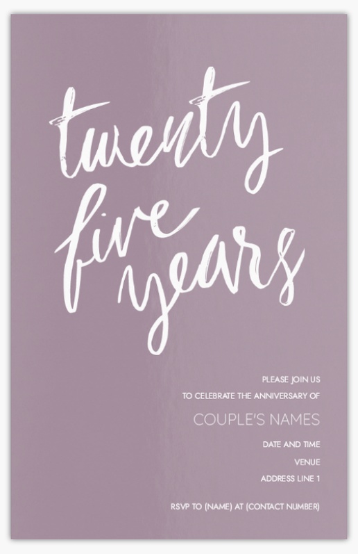 Design Preview for Design Gallery: Milestone Birthday Invitations & Announcements, Flat 18.2 x 11.7 cm