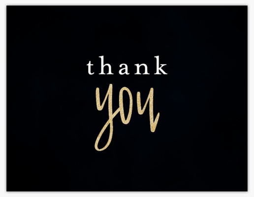 Design Preview for Design Gallery: Custom Thank You Cards, Flat 5.5" x 4"