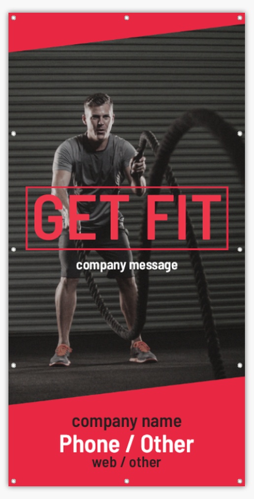 A weights fitness class gray red design