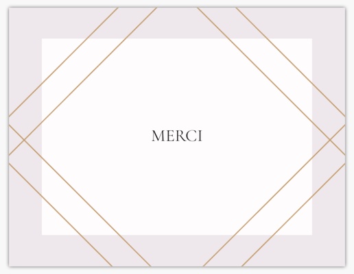 Aperçu du graphisme pour Galerie de modèles : Cartes de remerciement personnalisées, Non pliées 5.5" x 4"