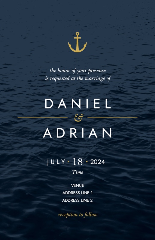 A ocean ocean wedding black design for Summer