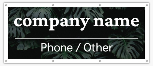 A text over photo greenery black gray design for Floral