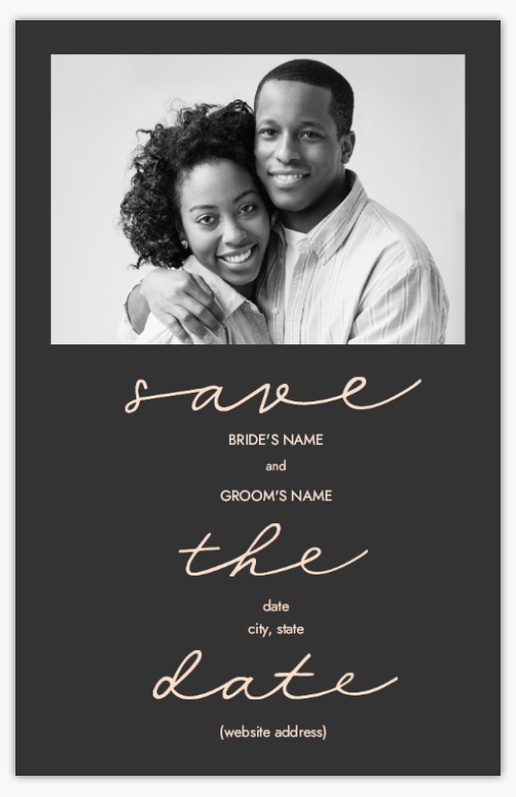 Design Preview for  Save the Date Cards Templates, 4.6" x 7.2"