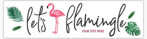 A flamingo bachelorette flamingle gray pink design for Animals