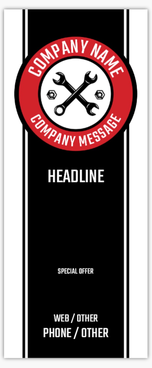 Design Preview for Retro & Vintage Retractable Banners Templates, Standard Single Sided 