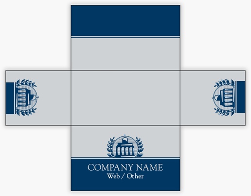 A law college counselor gray blue design
