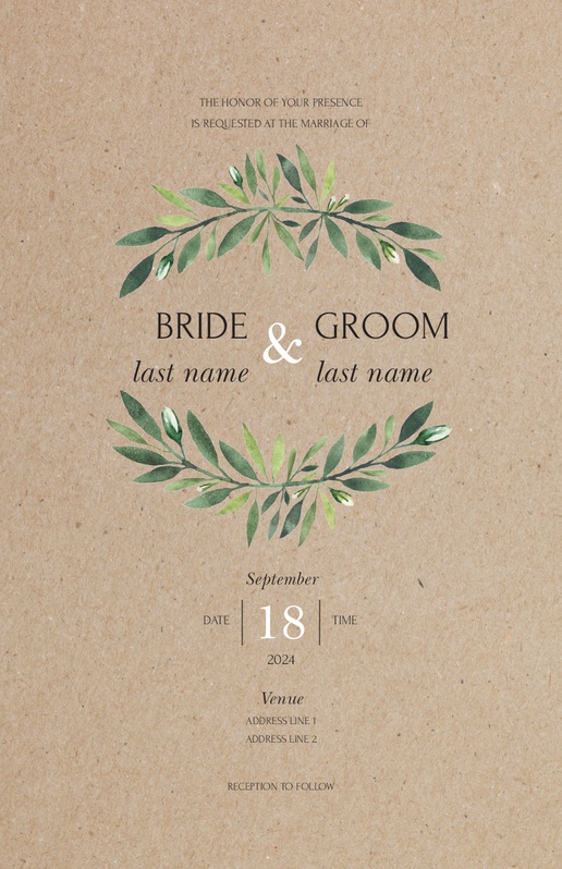A invitación de boda bryllup invitationer cream gray design for Theme