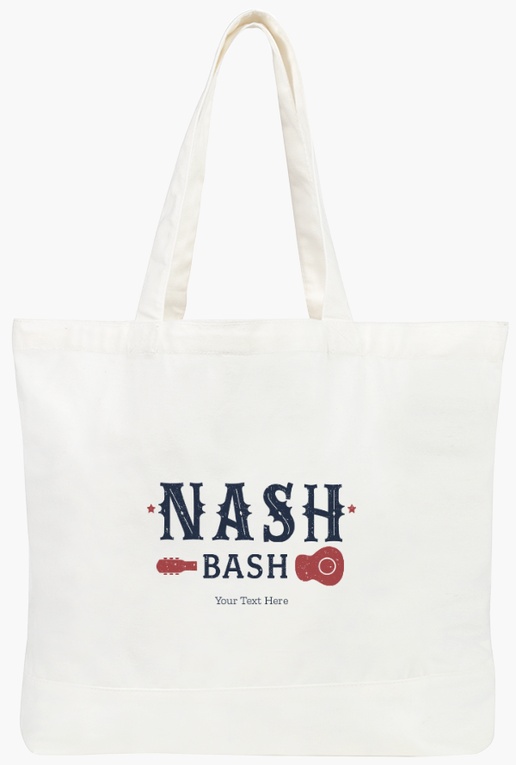 A nash bash country music red blue design for Bachelorette Party