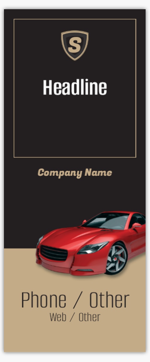 Design Preview for Automotive & Transportation Retractable Banners Templates, Standard Single Sided 