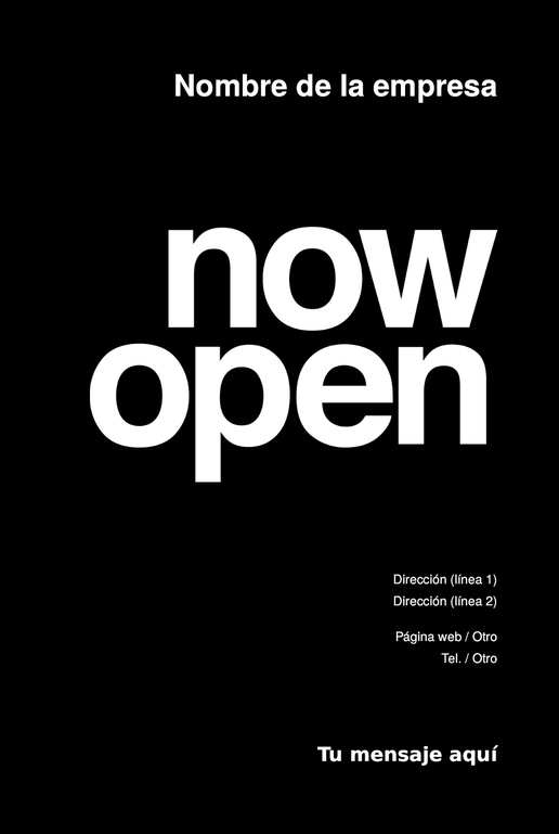 Un púrpura apertura de nueva tienda diseño negro blanco para Moderno y sencillo
