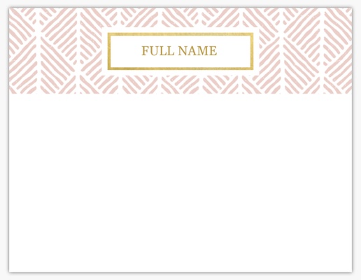 Design Preview for Design Gallery: Patterns & Textures Personalized Note Cards, Flat 5.5" x 4"