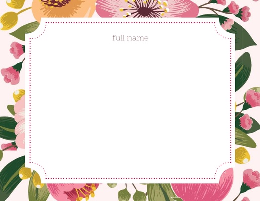 A flower botanical white pink design for Theme