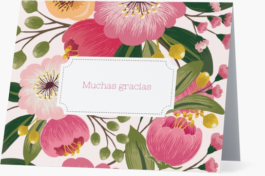 Vista previa del diseño de Galería de diseños de tarjetas de saludo para floral, Plegada 13,9 x 10,7 cm