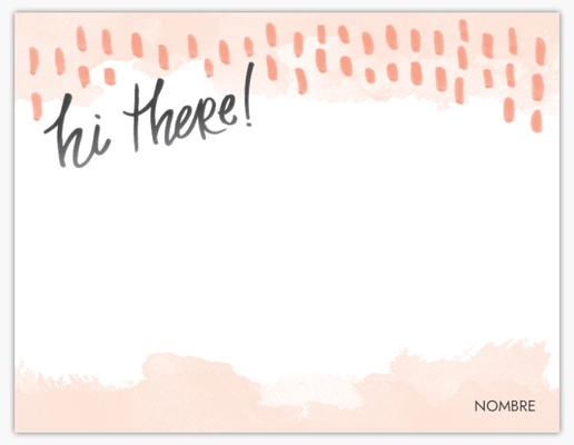 Un caprichoso tarjeta de recepción diseño crema rosa para Tema