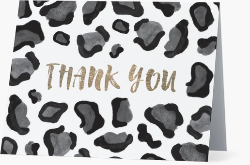 A thank you glam white gray design for Purpose