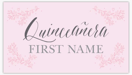 Design Preview for Quinceanera Vinyl Banners Templates, 1.7' x 3' Indoor vinyl Single-Sided