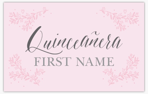 Design Preview for Quinceanera Vinyl Banners Templates, 2.5' x 4' Indoor vinyl Single-Sided