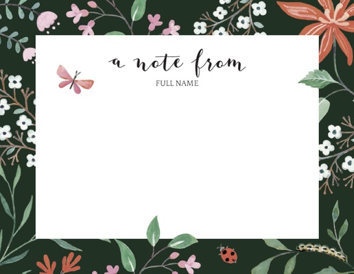 Design Preview for Design Gallery: For Her Note Cards, Flat 13.9 x 10.7 cm