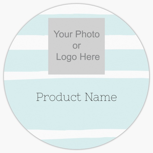 Design Preview for Patterns & Textures Product Labels on Sheets Templates, 3" x 3" Circle