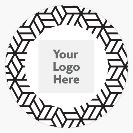 A photo logo white black design with 1 uploads