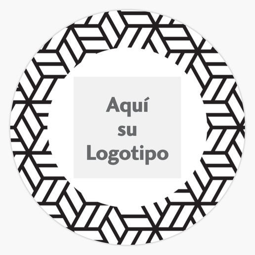 Un foto insignia diseño blanco negro con 1 imágenes