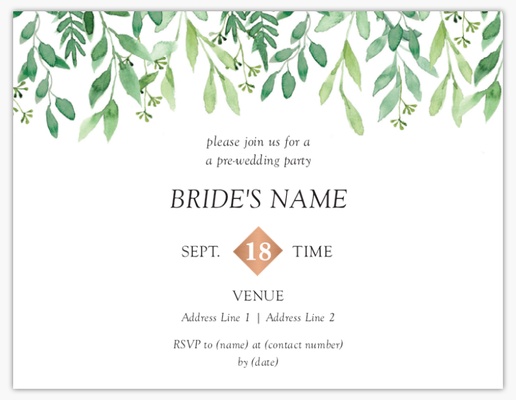 Design Preview for Design Gallery: Rustic Invitations & Announcements, 5.5" x 4" Flat