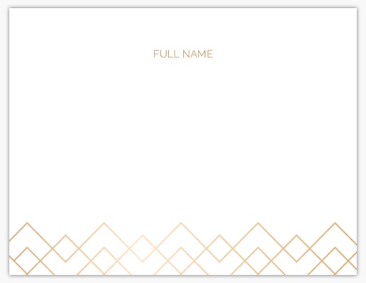 Design Preview for Design Gallery: Elegant Personalized Note Cards, Flat 5.5" x 4"
