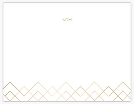 Aperçu du graphisme pour Galerie de modèles : Cartons de correspondance personnalisés, Non pliées 5.5" x 4"