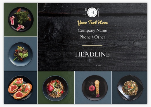 Design Preview for Design Gallery: Food & Beverage Postcards, A5 (148 x 210 mm)
