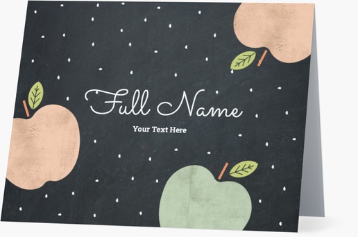 Design Preview for Design Gallery: Education & Child Care Personalized Note Cards, Folded 5.5" x 4"