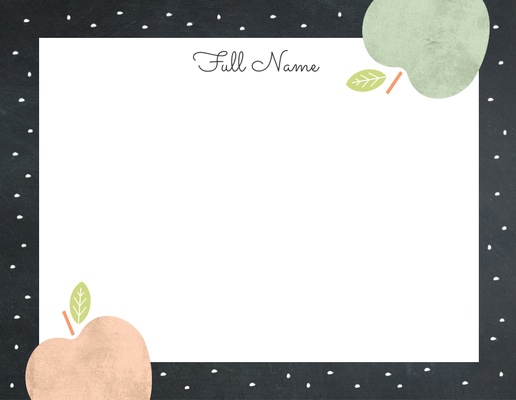 Design Preview for Design Gallery: Fun & Whimsical Personalized Note Cards, Flat 5.5" x 4"