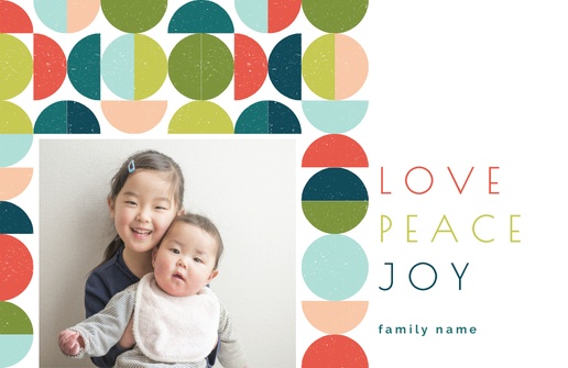 A love peace joy logo white cream design for Greeting with 1 uploads