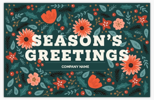 A non photo seasons greetings gray brown design for Greeting