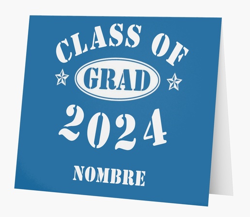 Un 2011 registrado 2011 diseño azul blanco para Graduación